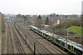 West Coast main line at Courtenay Avenue bridge