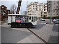 Milk float on Exhibition Road