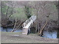 Footbridge over the River Rhiw near Pant-y-ffridd