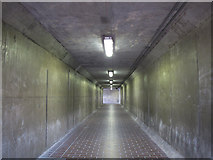 TQ4179 : Lighting in the Thames Barrier subway by Stephen Craven