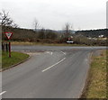 A4136 road junction near Nailbridge