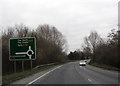 A658 about to cross the River Nidd