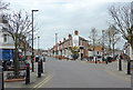 Five way road junction in Penn Fields, Wolverhampton