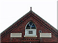 SJ5672 : Norley Temperance Hall (detail) by Dave Dunford