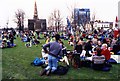 CND marchers on Turnham Green, 1988