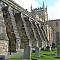 Dunfermline Abbey - south side and buttresses