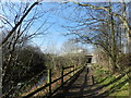 Trans Pennine Trail on the banks of the River Mersey