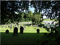 SK2474 : All Saints Church Graveyard, Curbar Hill, Curbar - 5 by Terry Robinson