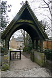 SP3725 : Enstone church lych gate by Graham Horn