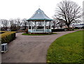 ST1369 : Victoria Park bandstand, Cadoxton, Barry by Jaggery