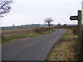 TM4369 : Darsham Road & the footpath to Old Hall by Geographer