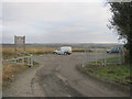 NZ2639 : Entrance to car park for Low Burnhall Woodland Trust land by peter robinson
