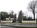 Addlestone: Former entrance to Woburn Park and St George