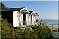 Beach huts at Branksome Dene Chine