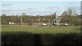 SP1372 : M42 junction 3a east: a glimpse of the junction by Robin Stott