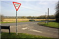 Junction of Mathews Way with Lamborough Hill