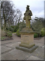 SD9303 : Alexandra Park, Statue of Joseph Howarth by David Dixon