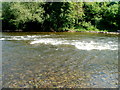 A white water section of the River Wye, Monmouth