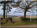 Signpost and gate, Humber