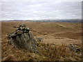 NY5802 : Small cairn, Roundthwaite Common by Karl and Ali