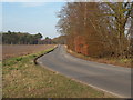 Part of Dobbs Lane, close to Foxhall Heath