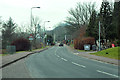 Traffic lights on the A83 at Minard