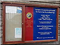 Nameboard, the Church of Saint Mary the Blessed Virgin, Barry