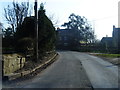 Lane through Burton village