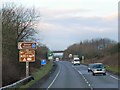 NY2167 : Westbound A75, Approaching the turnoff for Annan by David Dixon