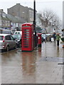 Bridport: phone box in East Street