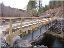 NM9514 : River Avich bridge on the West Loch Awe Timber Haul Route by Patrick Mackie