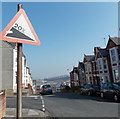 20% descent ahead on Miskin Street, Barry