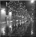 Hardman Square Spinningfields in the rain