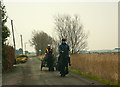 Horse traffic on Gorsey Lane