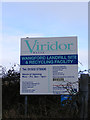 TM4677 : Wangford Landfill Site & Recycling Facility sign by Geographer