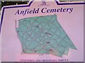 SJ3694 : Plan of Anfield Cemetery by Derek Harper