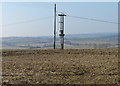 Electricity pylons near High Farm