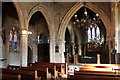 TF0660 : Interior, St Oswald's church, Blankney by J.Hannan-Briggs
