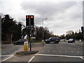 Weybridge Road at the junction of Link Road, Addlestone