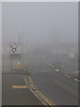 SZ3589 : Yarmouth: fog descends on the town by Chris Downer