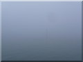 SZ3494 : Lymington: channel marker in fog by Chris Downer