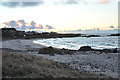 Machrihanish shoreline at sunset