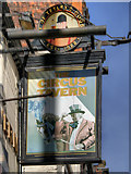 SJ8497 : The Circus Tavern (Inn Sign) by David Dixon