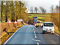 Eastbound A75 approaching Cleughbrae