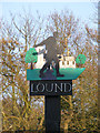 TM5099 : Lound Village sign by Geographer