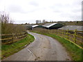 Puddletown, farm access road