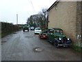 Delightful old car opposite  the church at Holdenhurst