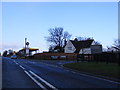 TM4069 : A12 Main Road & the entrance to Darsham Nurseries by Geographer