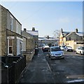 Cowper Road: a dusting of snow overnight