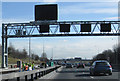 Roadworks, M62 eastbound